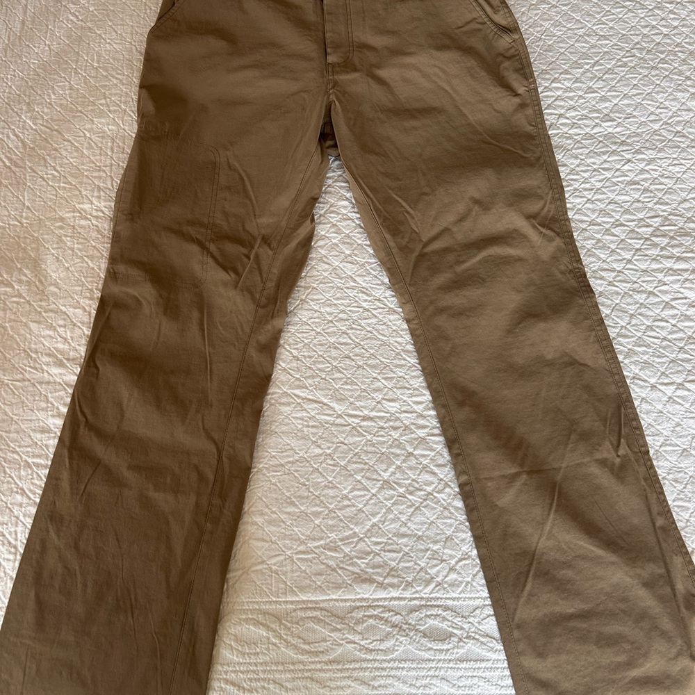 Orvis Men's Khaki Straight-Leg Cotton Chinos
